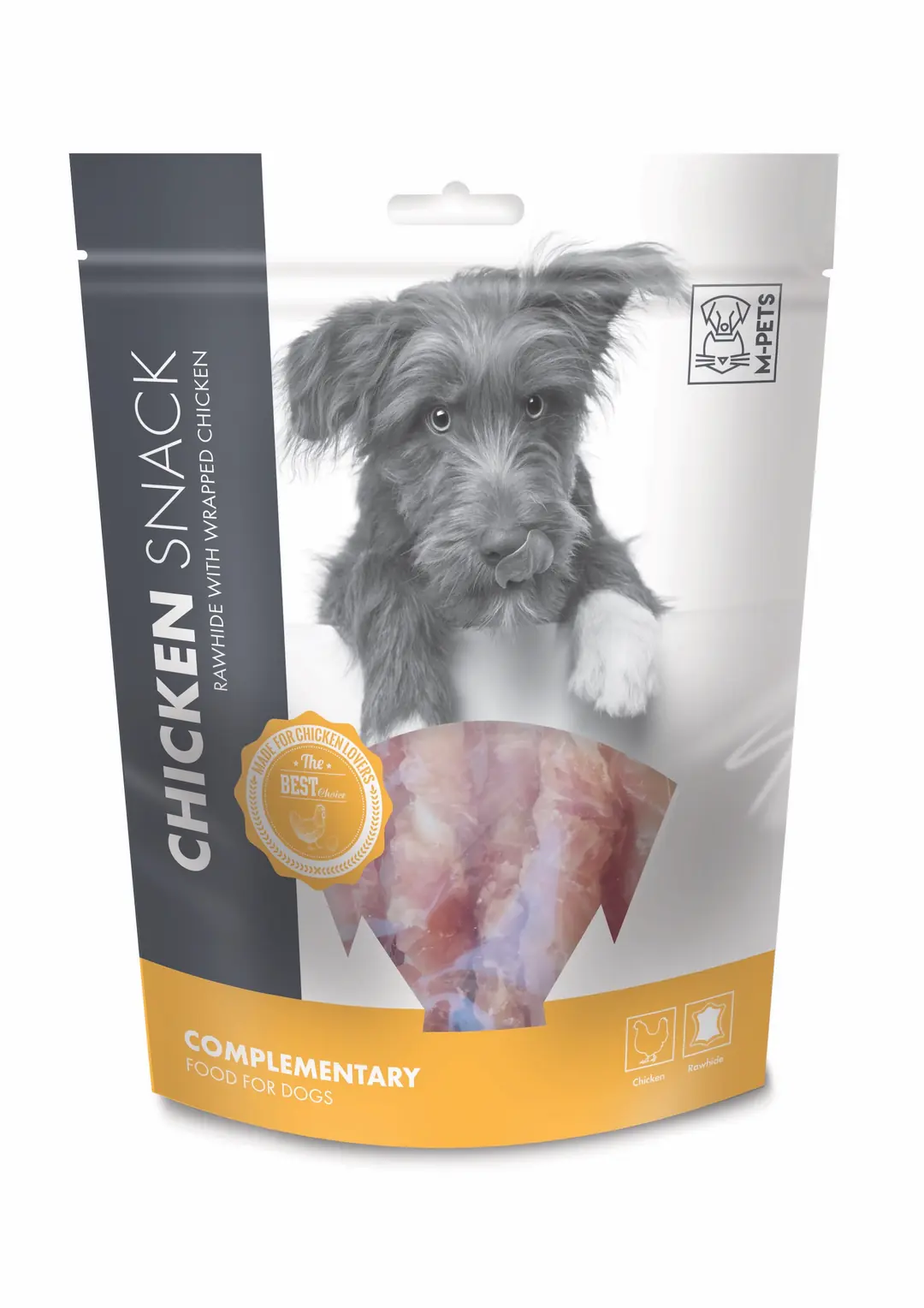 M-Pets Tavuklu ve Sığır Derisi Sargılı Köpek Ödül Maması