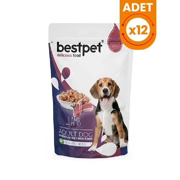 Bestpet Adult Kuzu Etli Yetişkin Köpek Konservesi