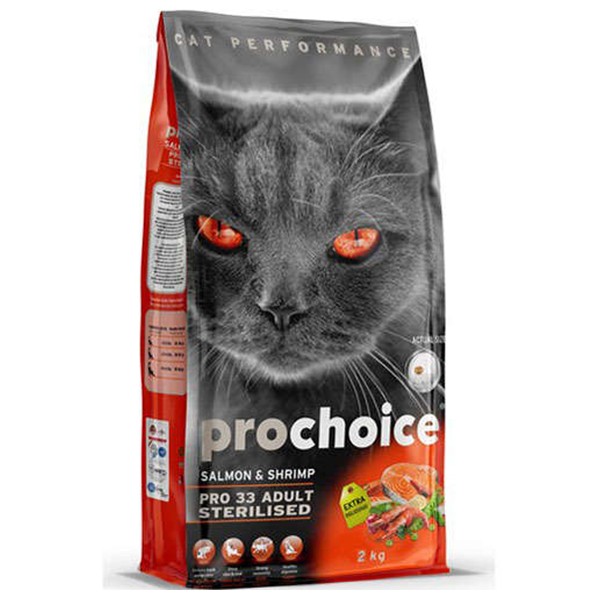 Pro Choice Pro 33 Sterilised Somonlu Kısırlaştırılmış Kedi Maması