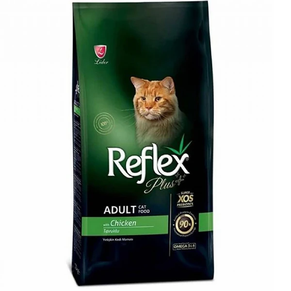 Reflex Plus Adult Tavuklu Yetişkin Kedi Maması - 8 Kg