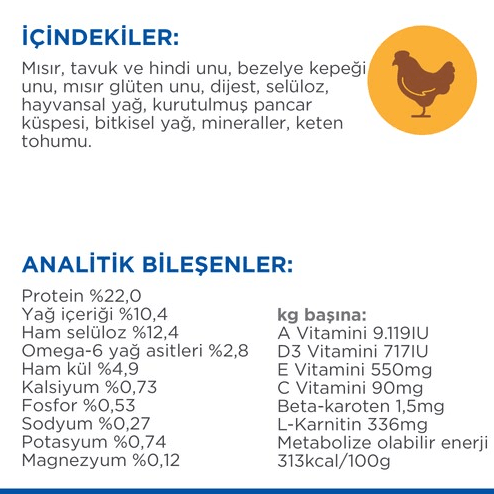 Hills Adult Light Medium Tavuklu Yetişkin Köpek Maması
