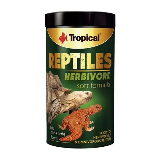 Tropical Reptil Herbivore İguana ve Kaplumbağa Sürüngen Yemi