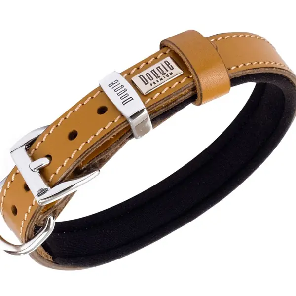 Doggie Comfort Deri Nazar Boncuklu Köpek Boyun Tasması