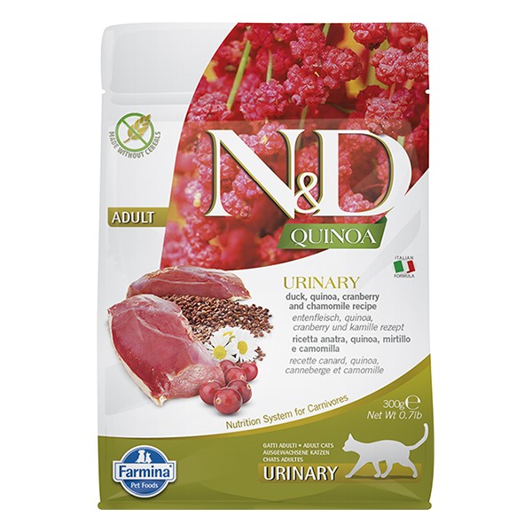 N&D Quinoa Ördekli ve Kızılcıklı Yetişkin Kedi Maması