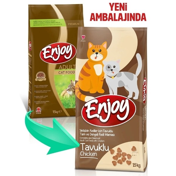 Enjoy Tavuklu Yetişkin Kedi Maması