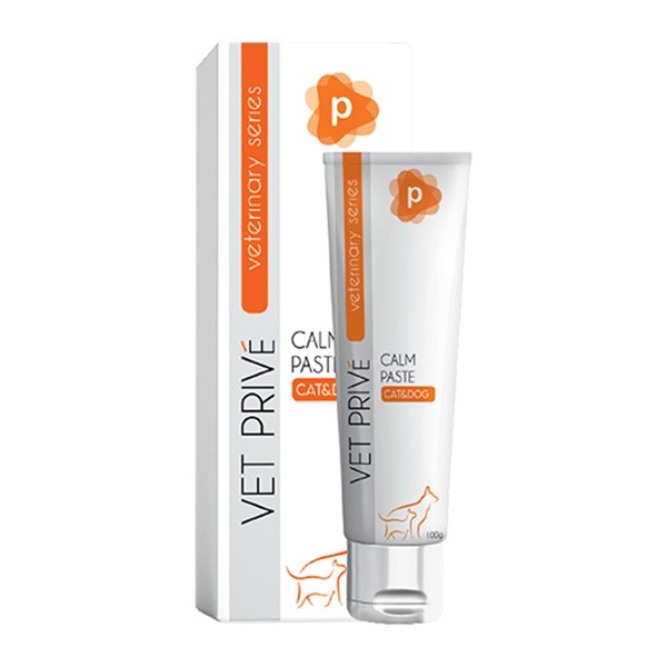 Vet Prive Veterinary Calm Paste Kedi ve Köpekler için Stres Önleyici Malt Macunu