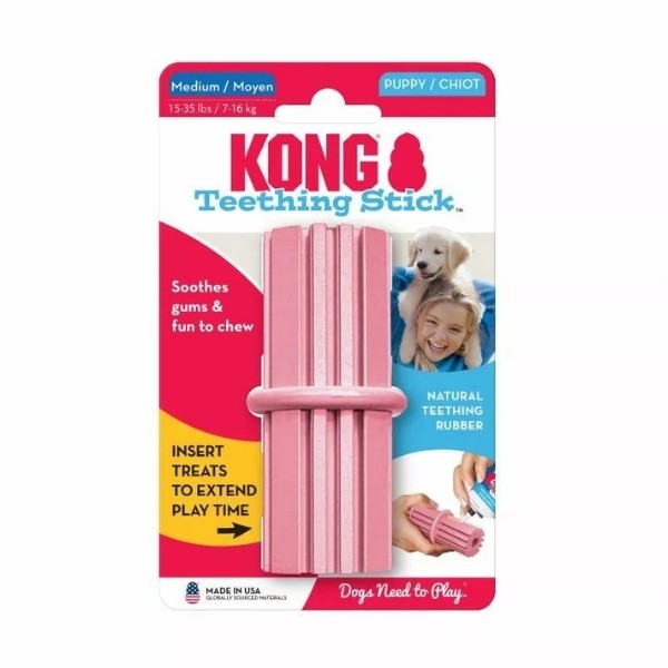 Kong Puppy Teething Stick Diş Temizliği Sağlayan Yavru Köpek Oyuncağı