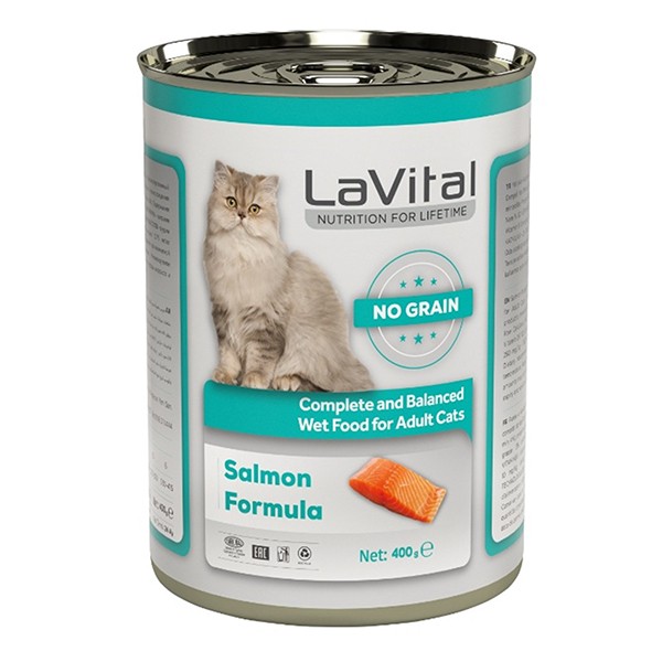 Lavital Adult Tahılsız Somonlu Yetiskin Konserve Kedi Maması