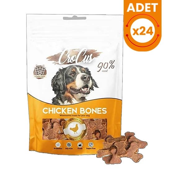 Crocus Bones Tavuklu Tahılsız Köpek Ödül Maması