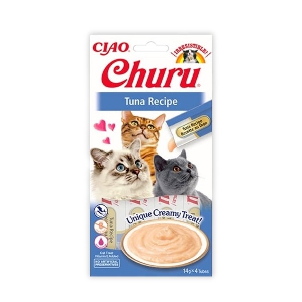 Inaba Ciao Churu Cream Ton Balıklı Sıvı Kedi Ödül Maması