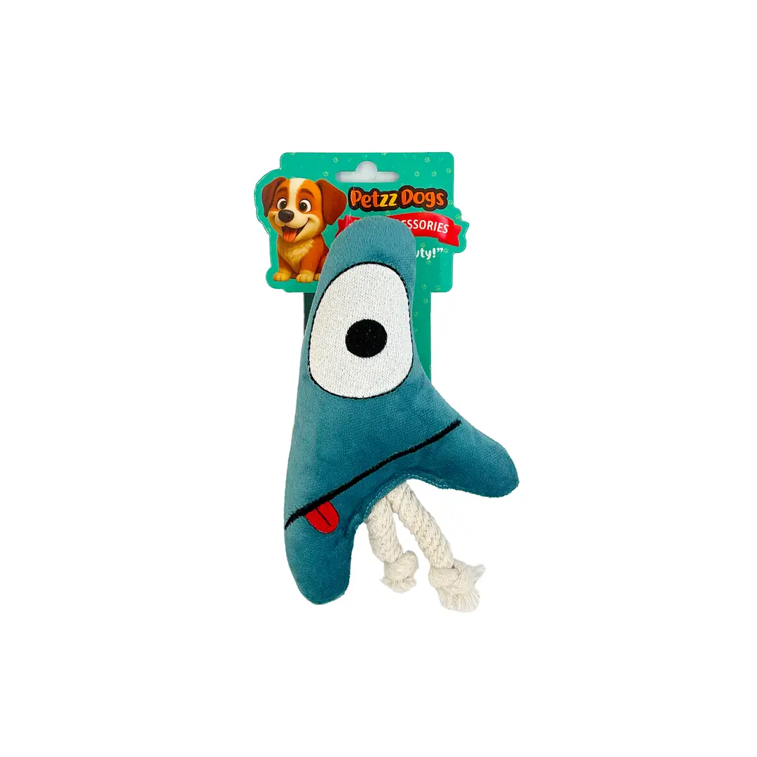PetzzDogs Three Eyes Sesli Dayanıklı Peluş Köpek Çiğneme Oyuncağı