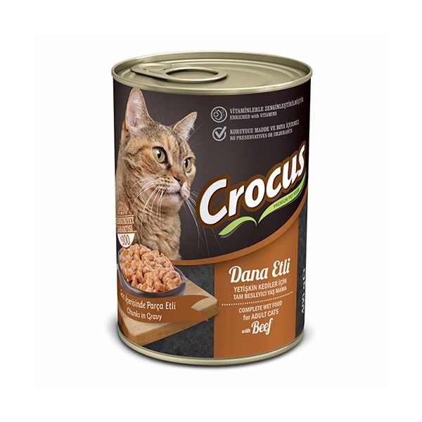 Crocus Dana Etli Yetişkin Kedi Yaş Maması