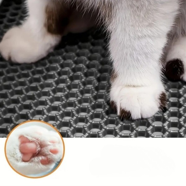 Cattie Altıgen Model Kum Toplayıcı Fonksiyonel Kedi Paspası