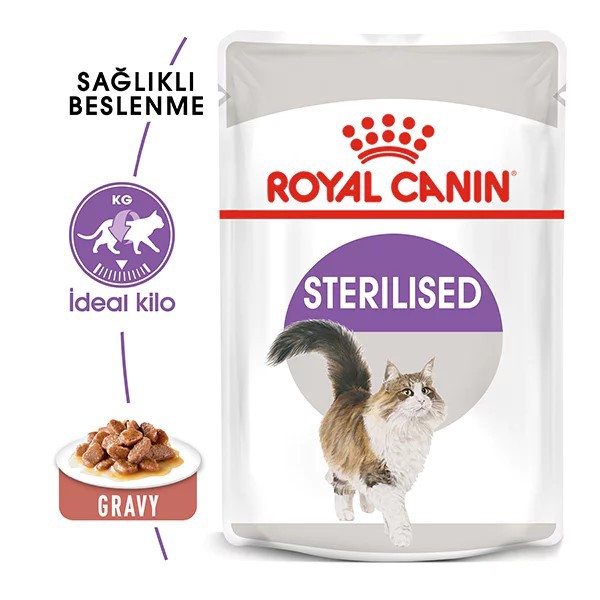 Royal Canin Sterilised Gravy Pouch Kısırlaştırılmış Kedi Maması