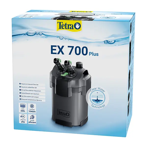 Tetra Ex 700 Plus Tatlı ve Tuzlu Su Akvaryum Dış Filtre 22x22x40 Cm