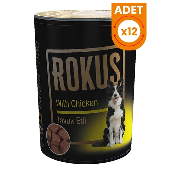 Rokus Tavuklu Yetişkin Konserve Köpek Maması