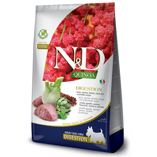 N&D Quinoa Digestion Kuzulu Yetişkin Köpek Maması - 2.5 Kg