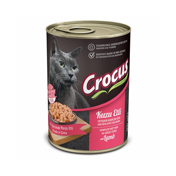 Crocus Kuzu Etli Yaş Kedi Maması