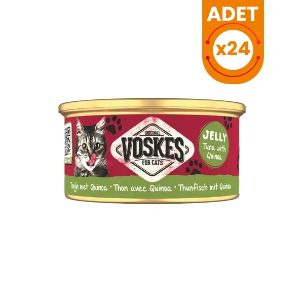Voskes Ton Balığı ve Kinoa Yetişkin Konserve Kedi Maması