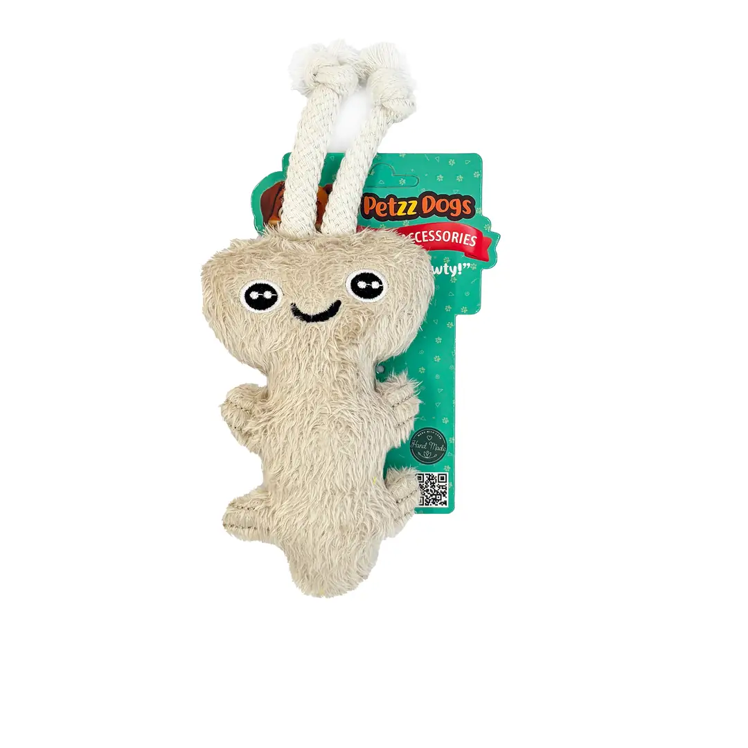 PetzzDogs Axelot Sesli Dayanıklı Peluş Köpek Çiğneme Oyuncağı