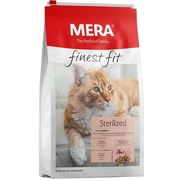 Mera Finest Fit Sterilized Kümes Hayvanlı Kısır Kedi Maması - 10 Kg