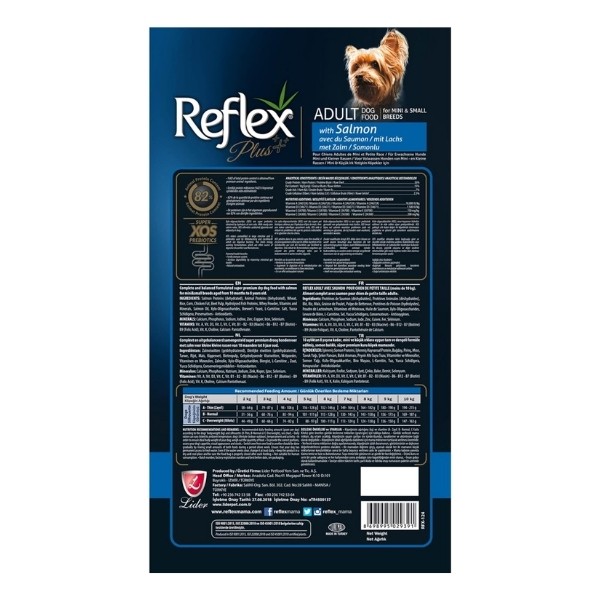 Reflex Plus Adult Somonlu Küçük Irk Yetişkin Köpek Maması