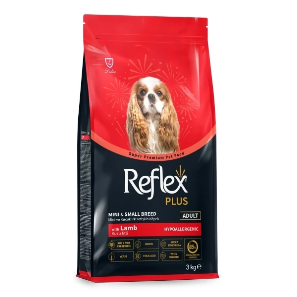 Reflex Plus Kuzu Etli Mini ve Küçük Irk Yetişkin Köpek Maması