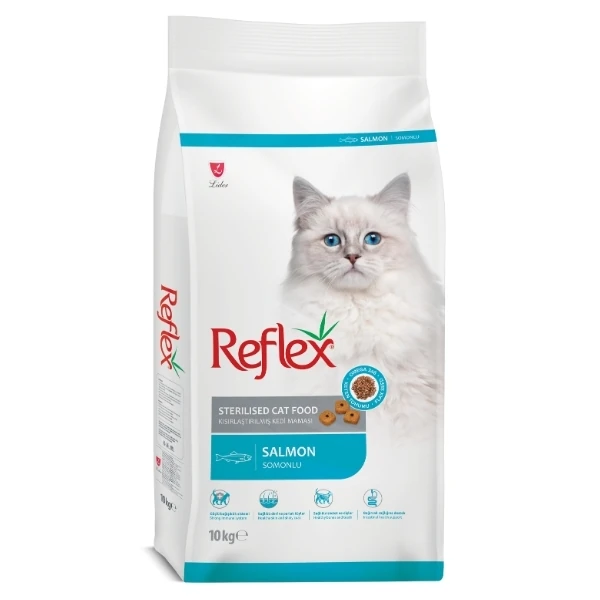 Reflex Sterilised Somon Balıklı Kısırlaştırılmış Kedi Maması - 10 Kg