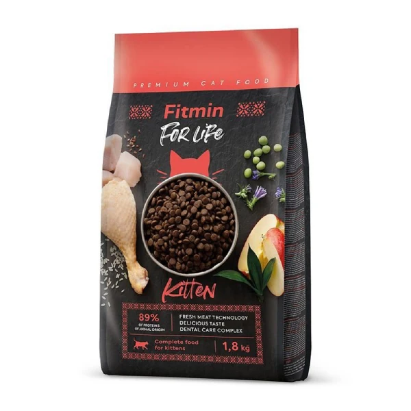 Fitmin For Life Kitten Taze Tavuk Etli Yavru Kedi Maması - 1.8 Kg