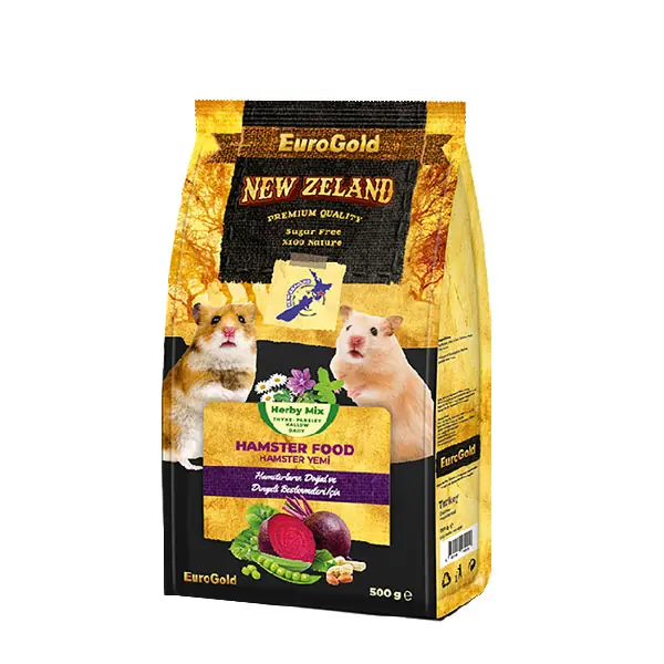 Euro Gold World New Zeland Hamster Kemirgen Yemi