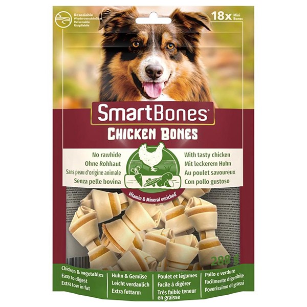 Smart Bones Tavuklu Mini Düğüm Köpek Ödül Kemiği