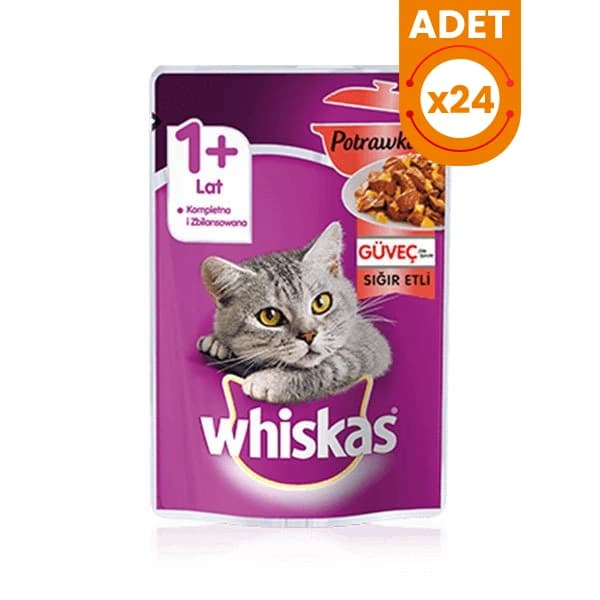 Whiskas Adult Beef Stew Wet Pouch