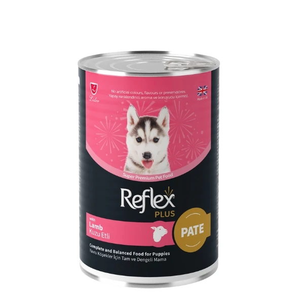 Reflex Plus Pate İçinde Kuzu Etli Yavru Konserve Köpek Maması
