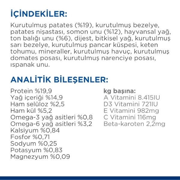 Hills Science Plan Hypoallergenic Somonlu Mini Irk Tahılsız Yetişkin Köpek Maması