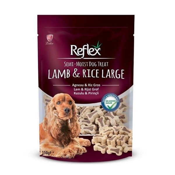 Reflex Kuzu ve Pirinçli Yarı Yumuşak Köpek Ödül Maması