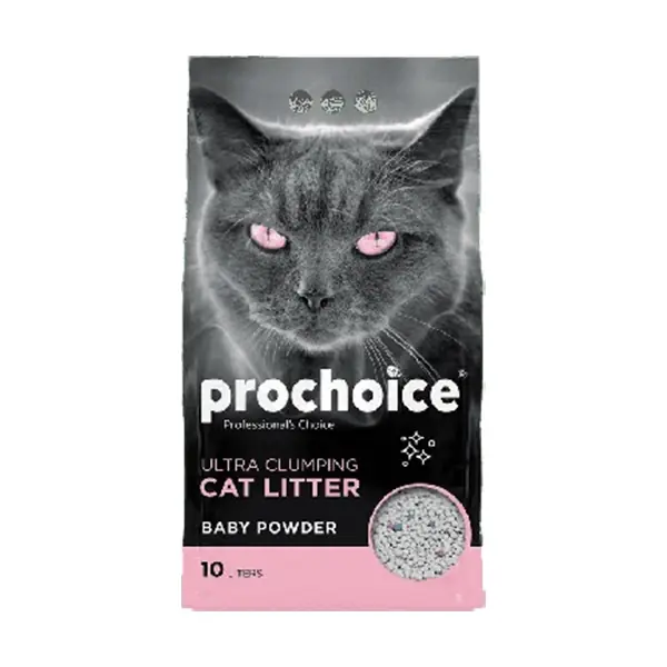 Prochoice Bentonit Bebek Pudralı Topaklanan Doğal Kedi Kumu