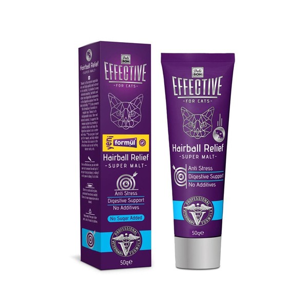 Delibon Effective Hairball Tüy Yumağı Önleyici Kedi Malt Macunu