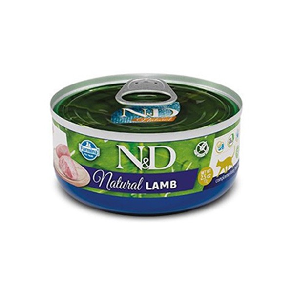 N&D Natural Kuzu Etli Konserve Yaş Kedi Maması