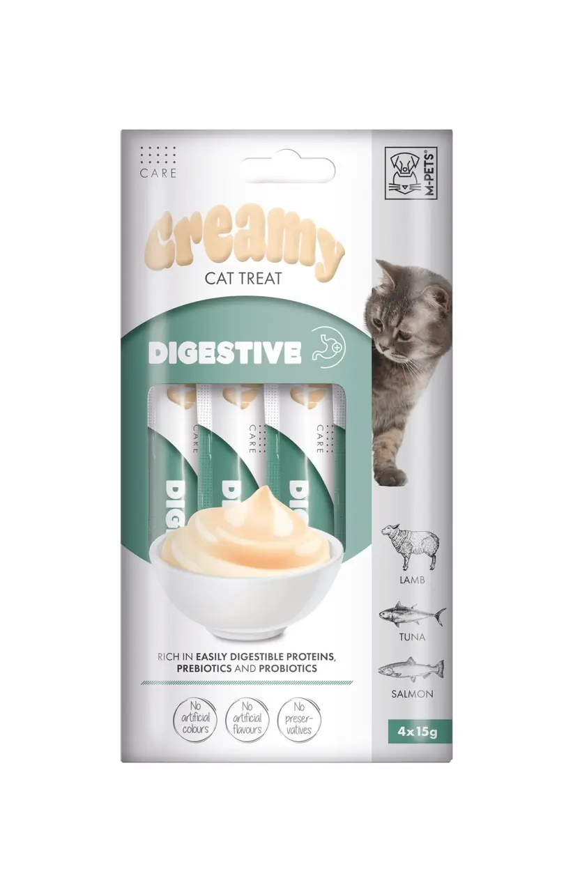 M-Pets Digestive Kuzulu ve Ton Balıklı Sindirim Sistemi Destekleyici Sıvı Kedi Ödül Maması