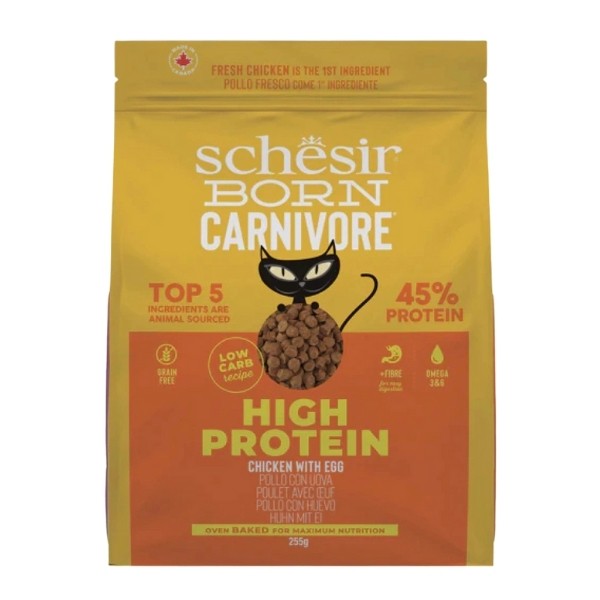 Schesir Born Carnivore Tavuk ve Yumurtalı Yetişkin Kedi Maması