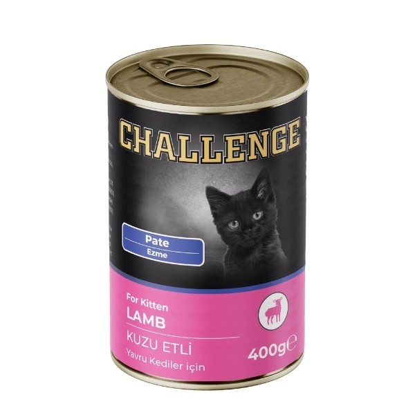 Challenge Pate Kuzu Etli Yavru Konserve Kedi Maması