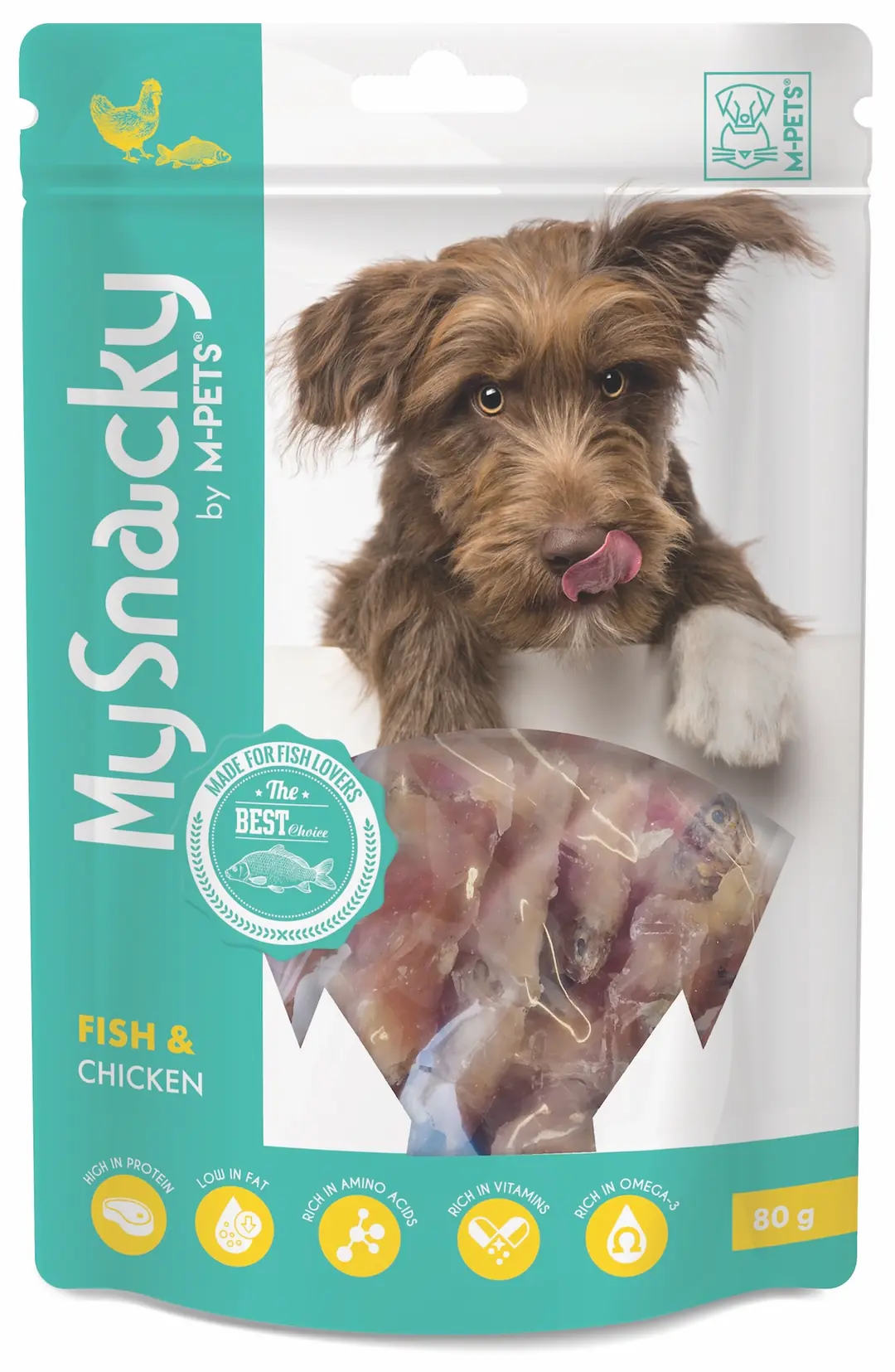 M-Pets My Snacky Balıklı ve Tavuklu Köpek Ödül Maması