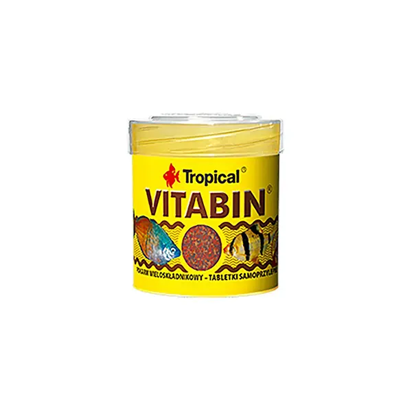 Tropical Vitabin Kendinden Yapışkanlı Karışık Tablet Balık Yemi