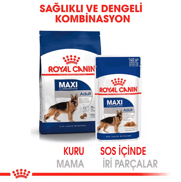 Royal Canin Maxi Adult Gravy Yetişkin Konserve Köpek Maması