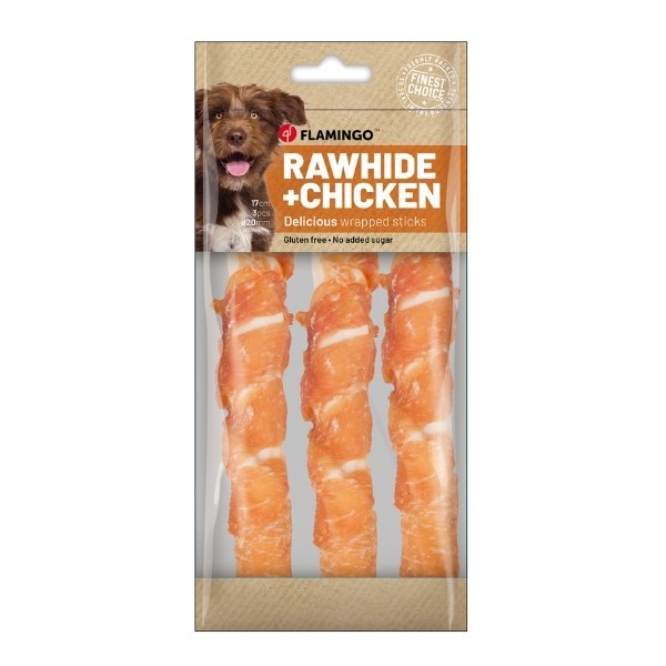 Flamingo Tavuklu Köpek Ödül Çubuğu