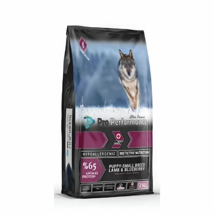 Pro Performance Ultra Premium Kuzulu ve Yaban Mersinli Küçük Irk Yavru Köpek Maması