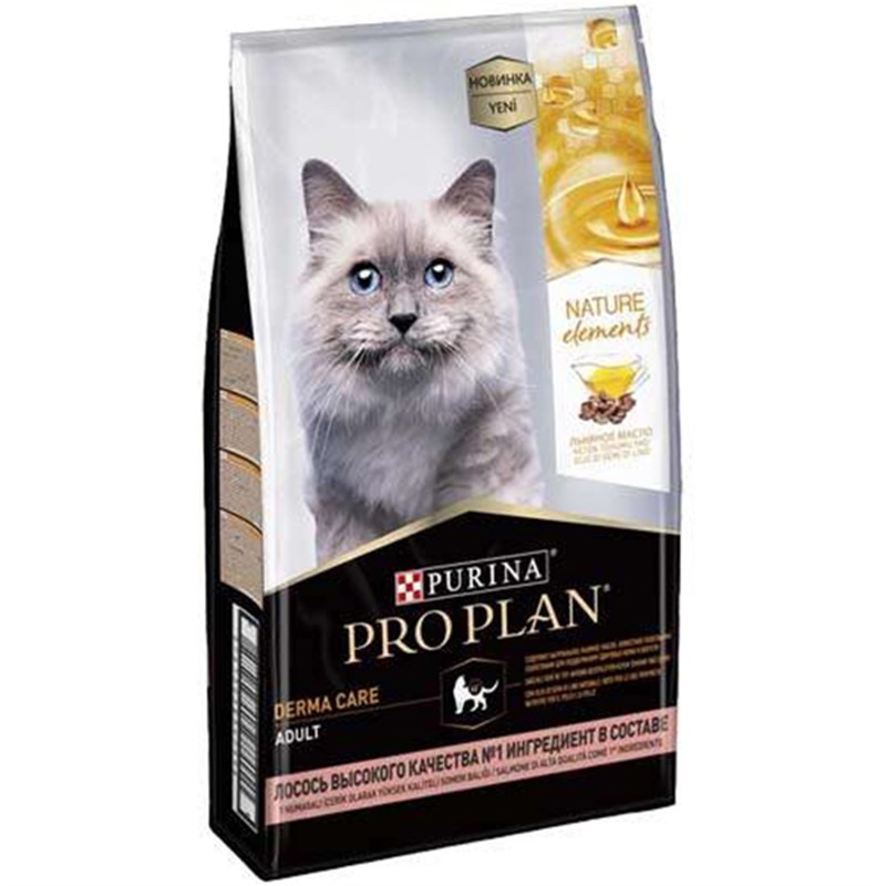 Pro Plan Nature Elements Keten Tohum ve Somonlu Kedi Maması