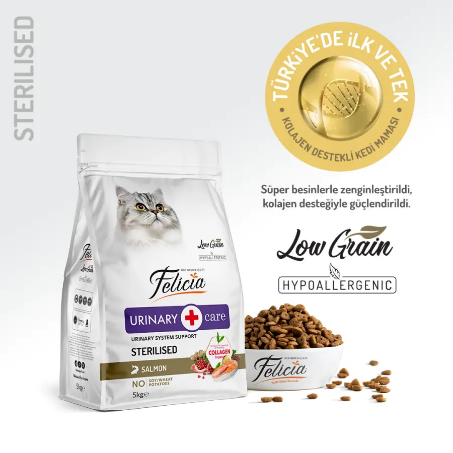 Felicia Hypoallergenic Collagen Support Salmon Sterilised