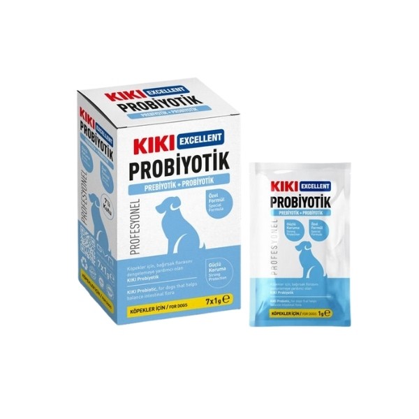 Kiki Excellent Köpekler için Toz Probiyotik ve Prebiyotik Saşe