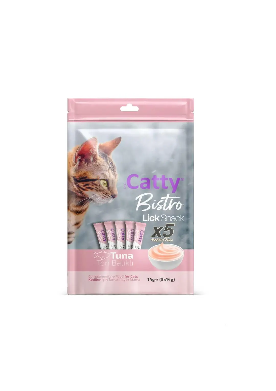 Catty Bistro Ton Balıklı Yavru Kedi Krema Ödülü 5 x